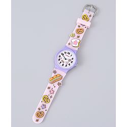 Babyhug  Free Size Analog Watch - Pink & White