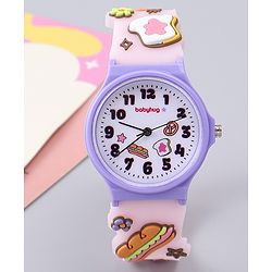 Babyhug  Free Size Analog Watch - Pink & White