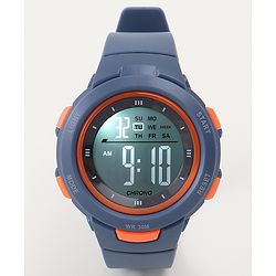 Babyhug Free Size Digital Watch - Navy Blue