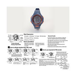 Babyhug Free Size Digital Watch - Navy Blue