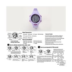 Babyhug Free Size Digital Watch - Navy Blue