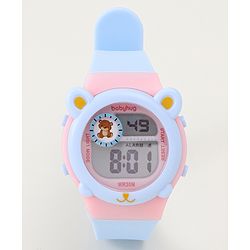 Babyhug Free size Digital Watch - Pink & Blue