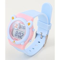 Babyhug Free size Digital Watch - Pink & Blue