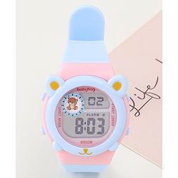 Babyhug Free size Digital Watch - Pink & Blue