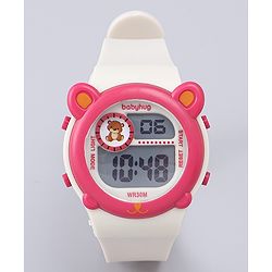 Babyhug Free size Digital Watch - Pink & Blue