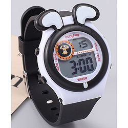 Babyhug Free Size Digital Watch - Black & White