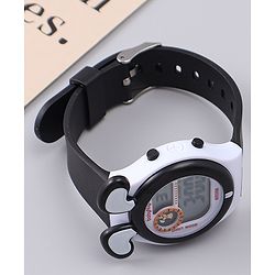 Babyhug Free Size Digital Watch - Black & White