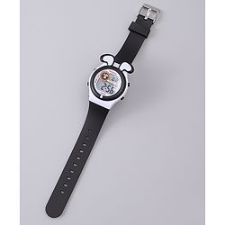 Babyhug Free Size Digital Watch - Black & White