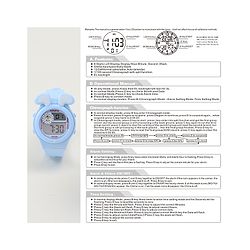 Babyhug Free Size Digital Watch - Black & White