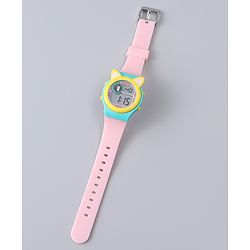 Babyhug Free Size Digital Watch - Yellow & Green