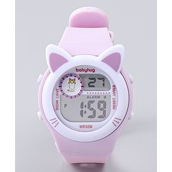 Babyhug Free Size Digital Watch - Yellow & Green