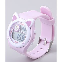 Babyhug Free Size Digital Watch - Yellow & Green