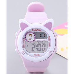 Babyhug Free Size Digital Watch - Yellow & Green