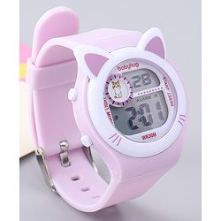 Babyhug Free Size Digital Watch - Yellow & Green