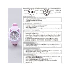 Babyhug Free Size Digital Watch - Yellow & Green