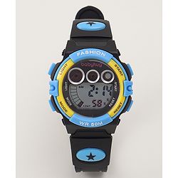 Babyhug  Free Size  Digital Watch - Black & Red