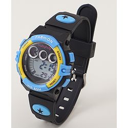 Babyhug  Free Size  Digital Watch - Black & Red