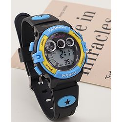 Babyhug  Free Size  Digital Watch - Black & Red