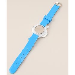 Babyhug Free Size Analog Watch With Space Theme Applique - Blue