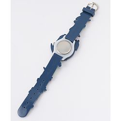 Babyhug Free Size Analog Watch With Dino Applique - Black