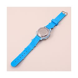 Babyhug Free Size Digital Watch With Space Theme Applique - Blue