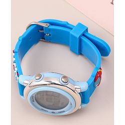Babyhug Free Size Digital Watch With Space Theme Applique - Blue