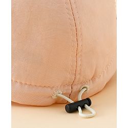 Babyhug Baseball Cap with Ear Applique & Patch Detailing Pink - Diameter 16 cm