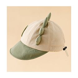 Babyhug Baseball Cap with Ear Applique & Patch Detailing Pink - Diameter 16 cm