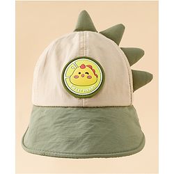 Babyhug Baseball Cap with Ear Applique & Patch Detailing Pink - Diameter 16 cm