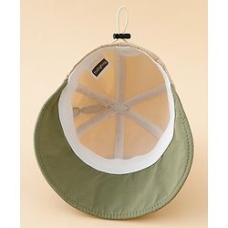 Babyhug Baseball Cap with Ear Applique & Patch Detailing Pink - Diameter 16 cm