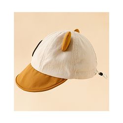 Babyhug Baseball Cap with Ear Applique & Patch Detailing Pink - Diameter 16 cm