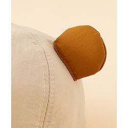 Babyhug Baseball Cap with Ear Applique & Patch Detailing Pink - Diameter 16 cm