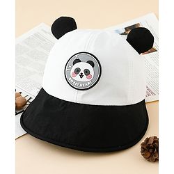 Babyhug Baseball Cap with Ear Applique & Patch Detailing Pink - Diameter 16 cm
