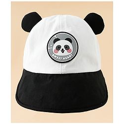 Babyhug Baseball Cap with Ear Applique & Patch Detailing Pink - Diameter 16 cm