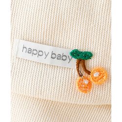 Babyhug 100% Cotton Baseball Cap with Bow Applique Beige - Diameter 16 cm