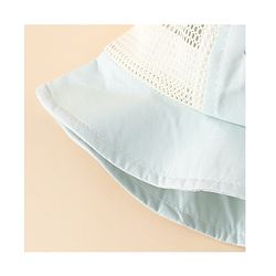 Babyhug Bucket Hat with Bear Embroidery & Ear Applique Light Pink - Diameter 16 cm