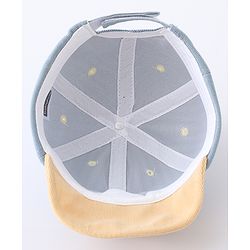 Babyhug Baseball Cap with Bear Applique Pink - Diameter 17 cm