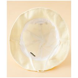 Babyhug Bucket Hat with Embroidery & Ear Applique Light Yellow - Diameter 16 cm