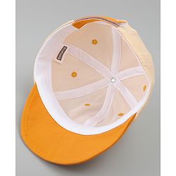 Babyhug Cotton Baseball Cap With Lion Applique Light Blue - Diameter 17 cm