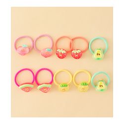Babyhug Hair Rubber Bands Pack of 12 - Multicolor