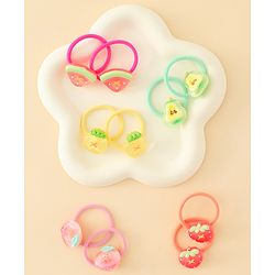 Babyhug Hair Rubber Bands Pack of 12 - Multicolor