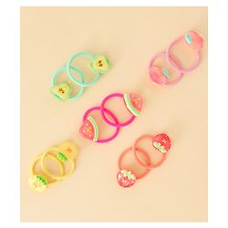 Babyhug Hair Rubber Bands Pack of 12 - Multicolor