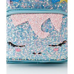 Babyhug Fashion Backpack with Sequins Applique - Pink