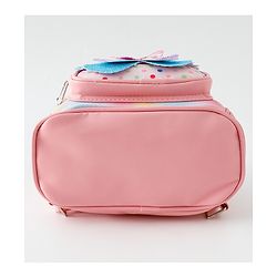 Babyhug Fashion Backpack with Butterfly Applique - Pink