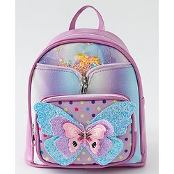 Babyhug Fashion Backpack with Butterfly Applique - Pink