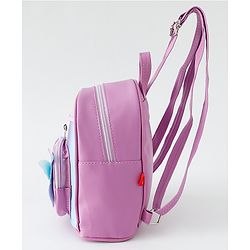 Babyhug Fashion Backpack with Butterfly Applique - Pink
