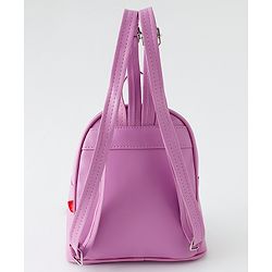 Babyhug Fashion Backpack with Butterfly Applique - Pink