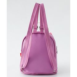 Babyhug Fashion Backpack with Sequin Detailing & Applique - Purple