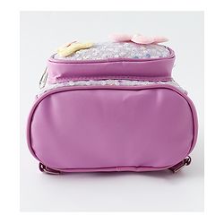 Babyhug Fashion Backpack with Sequin Detailing & Applique - Purple