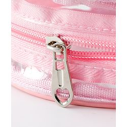 Babyhug  Transparent Sling Bag With Floral & Bunny Design - Pink